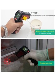 BSIDE Infrared Thermometer Professional Digital IR-LCD Color Thermometer -50~580 Non-Contact Laser Thermometer Thermometer