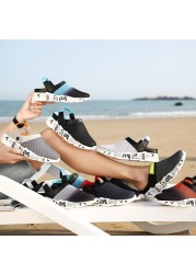 Summer mesh men's shoes, designer luxury sandals, lightweight, breathable outdoor beach shoes