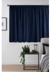 Cotton Curtains Pencil Pleat Blackout/Thermal