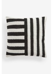 Monochrome Stripe Indoor/Outdoor Cushion