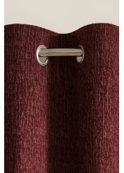 Heavyweight Chenille Curtains Eyelet Lined
