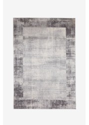 Textured Border Rug