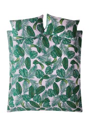 Skinnydip Dominica Botanical Duvet Cover and Pillowcase Set