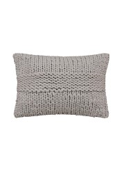 Katie Piper Wool Blend Reset Chunky Knit Cushion