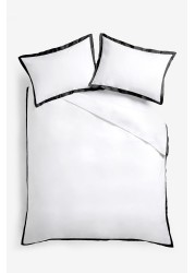 Cotton Rich Duvet Cover and Pillowcase Set Border