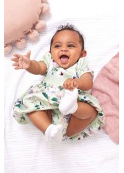 Lipsy Baby Puff Sleeve Dress With Matching Knicker