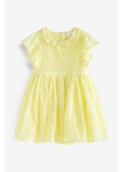 Short Sleeve Party Lace Dress (3mths-7yrs)