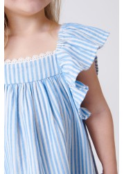 Frill Sleeve Dress (3mths-8yrs)