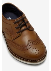 Leather Brogues Wide Fit (G)