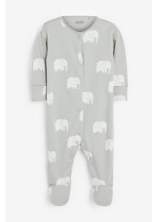 3 Pack Baby Sleepsuits (0mths-2yrs)