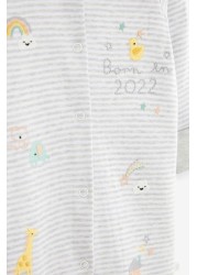 Born In 2022 Single Sleepsuit (0-9mths)