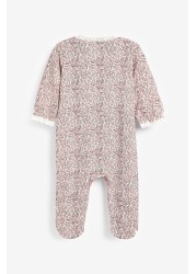 Floral Family Sleepsuit (0-2yrs)