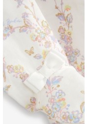 Baker by Ted Baker White Floral Sleepsuit