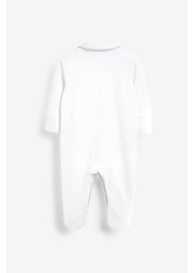 Premium Embroidered Baby Sleepsuit (0-2yrs)