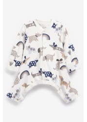 Baby 3 Pack Hip Dysplasia Sleepsuits (0-12mths)