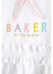 Baker by Ted Baker White Starfish طقم تي شيرت وبنطلون ضيق</br>