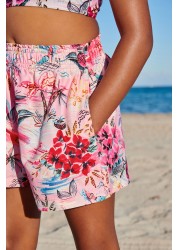 Quick Dry Paper Bag Beach Shorts