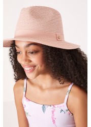 Lipsy Straw Fedora Hat Older