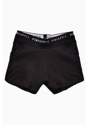 Pineapple Black Band Short