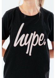 Hype. Girls Script T-Shirt and Legging Set