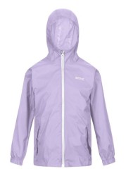 Regatta Kids Purple Pack It III Waterproof Jacket