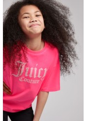 Juicy Couture Pink Boxy Crop T-Shirt