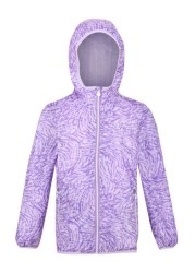 Regatta Purple Printed Lever Waterproof Shell Jacket