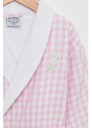 Trotters London Pink Freya Bathrobe