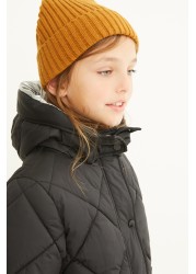 Shower Resistant Quilted Padded Coat (3-16yrs)