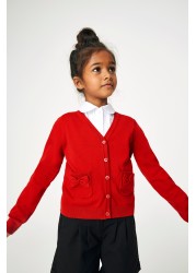 Bow Pocket School Cardigan (3-16yrs)