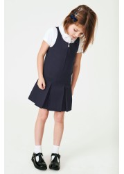 مدرسة Zip Front Pinafore (3-14 سنة) قياسية