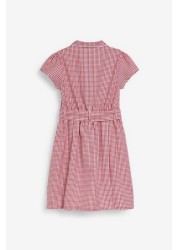 Gingham School Dress Set (3-14yrs)