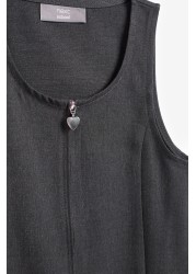 مدرسة Zip Front Pinafore (3-14 سنة) قياسية