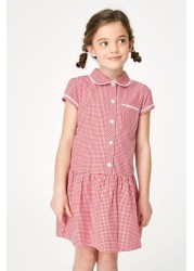 Drop Waist Gingham School Dress (3-14yrs)