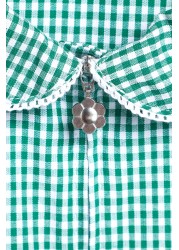 Gingham School Playsuit (3-14yrs)