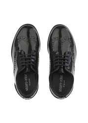 Start-Rite Brogue Snr Black Patent Leather Smart School Shoes