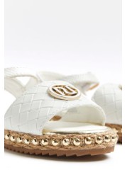 River Island White Espadrille Sandals