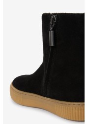 Water Repellent Suede Warm Lined Boots