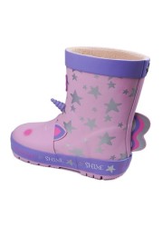 حذاء ToeZone Pink Unicorn Wellies