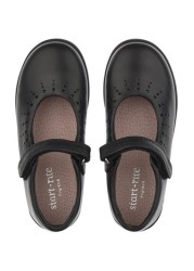 Start-Rite Black Leather Mary Jane Smart School Shoes