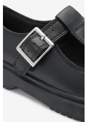 School Chunky Sole T-Bar Shoes