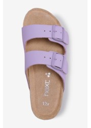 Double Buckle Corkbed Sandals Standard Fit (F)