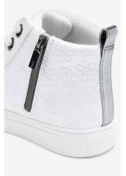 Baker by Ted Baker White High Top Trainers