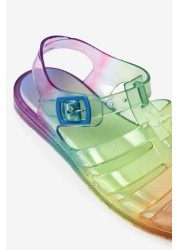 Cushioned Footbed Jelly Sandals