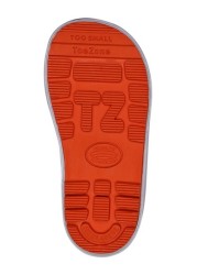 ToeZone Orange Tie Top Camo Wellies