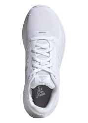 adidas White RunFalcon Youth & Junior Lace Trainers