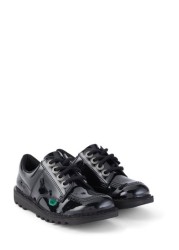 Kickers Junior Kick Lo Patent Leather Shoes