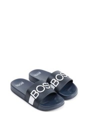 BOSS Navy Blue Logo Sliders
