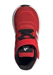 حذاء رياضي Duramo 10 للأطفال الصغار بحزام أحمر من adidas