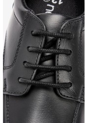 School Leather Lace-Up Shoes Standard Fit (F)